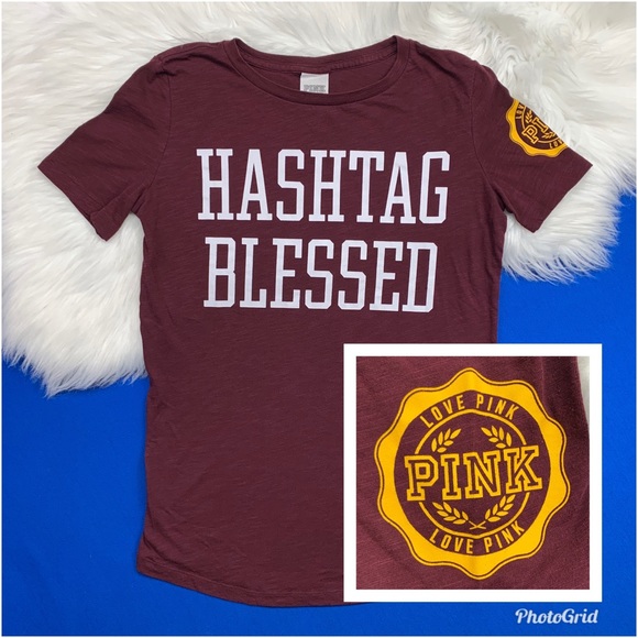PINK Victoria's Secret Tops - 🚫SOLD!-🙏PINK Victoria's Secret~V-neck T-shirt